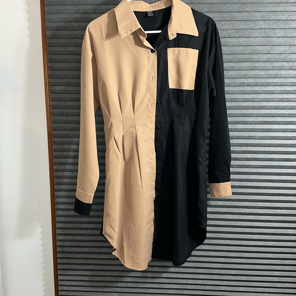 SHEIN blouse/mini dress